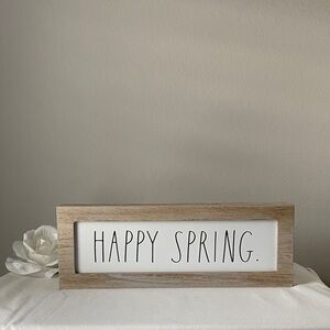 Rae Dunn Happy Spring Decor
